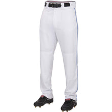 Rawlings Semi-Relaxed Fit Piped Youth Pant Youth Small White/Royal