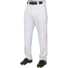 Rawlings Semi-Relaxed Fit Piped Pant Adult Large White/Red