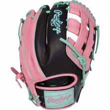 Rawlings Heart of the Hide Color Sync 9.0 PROR207-6BP Black/Teal/Pink 12.25" -RHT