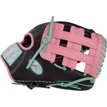 Rawlings Heart of the Hide Color Sync 9.0 PROR207-6BP Black/Teal/Pink 12.25" -RHT