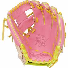 Rawlings Heart of the Hide Color Sync 9.0 PROR312U-2P Pink/Yellow 11.25"-RHT
