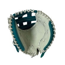 Rawlings Shut Out Softball Catchers Mitt RSO315W White/Teal 31.5"-RHT