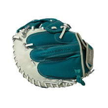 Rawlings Shut Out Softball Catchers Mitt RSO315W White/Teal 31.5"-RHT