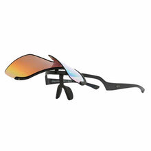 Rawlings Adult Flip-Up Sunglasses Black/Mirror
