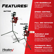 Heater Sports Slider 360 Lite Baseball Pitching Machine