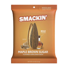 Smackin Sunflower Seeds 4oz Bag Maple Brown Sugar