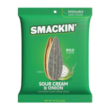 Smackin Sunflower Seeds 4oz Bag Sour Cream & Onion