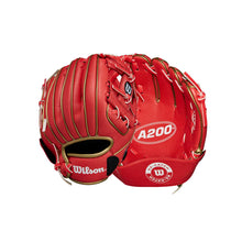 Wilson A200 EZ Catch H-Web Red/Gold 9"-RHT