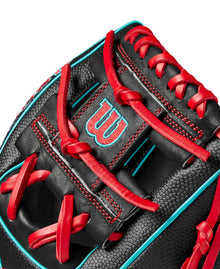 Wilson A2000 PF11SS Black/Red/Teal 11"-RHT