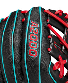 Wilson A2000 PF11SS Black/Red/Teal 11"-RHT