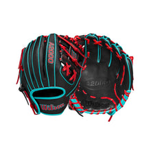 Wilson A2000 PF11SS Black/Red/Teal 11"-RHT