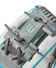 Wilson A2000 H75 H-Web Black/Grey/Teal 11.75"-RHT