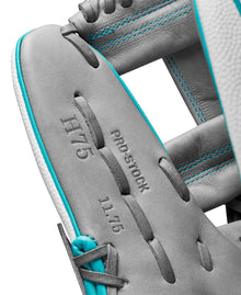 Wilson A2000 H75 H-Web Black/Grey/Teal 11.75"-RHT