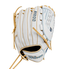 Wilson A1000 Fastpitch V125 White/CoolBlue/Blonde 12.5"