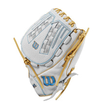 Wilson A1000 Fastpitch V125 White/CoolBlue/Blonde 12.5"