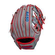 Wilson A450 H-Web Grey/Red/Royal 10.75"-RHT