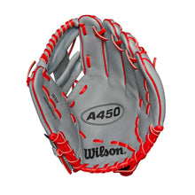 Wilson A450 H-Web Grey/Red/Royal 10.75"-RHT