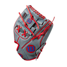 Wilson A450 H-Web Grey/Red/Royal 10.75"-RHT