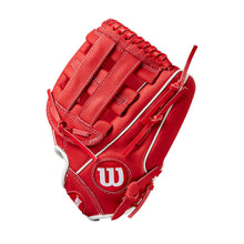 Wilson A450 H-Web Red/White 11"