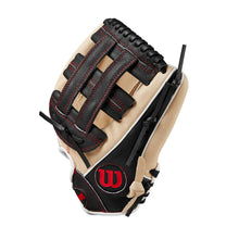 Wilson A450 H-Web Blonde/Black/Red 12"