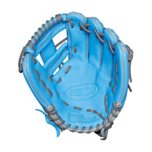 Wilson A500 H-Web Cool Blue/Grey/Red 11"