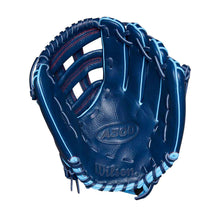 Wilson A500 Dual Post Navy/Cool Blue/Red 12"