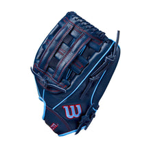 Wilson A500 Dual Post Navy/Cool Blue/Red 12"