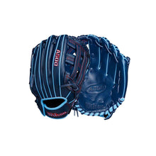 Wilson A500 Dual Post Navy/Cool Blue/Red 12"