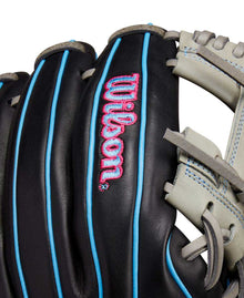 Wilson A1000 DP15 Black/Grey/Flamingo Pink 11.5"-RHT