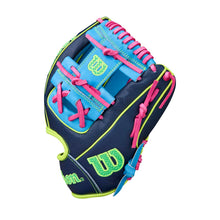 Wilson A2000 Winter 2025 1786SS Navy/Sky Blue/Optic Yellow 11.5"-RHT