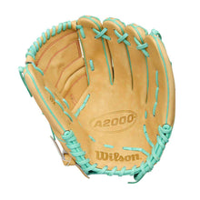 Wilson A2000 Fall 2025 B2 Blonde/Seafoam 12"