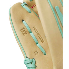 Wilson A2000 Fall 2025 B2 Blonde/Seafoam 12"