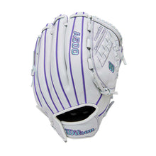 Wilson A500 Siren Fastpitch White/Seafoam/Purple 12"