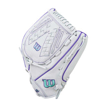 Wilson A500 Siren Fastpitch White/Seafoam/Purple 12"
