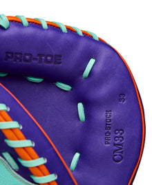 Wilson A2000 Winter 2025 CM33SS Purple/Seafoam 33"-RHT