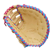 Wilson A1000 1620 Blonde/Flamingo Pink/Cool Blue 12.5"