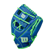 Wilson A450 H-Web Blue/Neon Green/White 10.75"-RHT