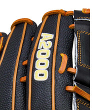 Wilson A2000 Classic B125SS Black/Saddle Tan 12.5"