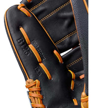 Wilson A2000 Classic B125SS Black/Saddle Tan 12.5"