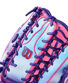Wilson A2000 Spring 2026 OT7SS Pink/Purple/Blue Cloudfare 12.75"
