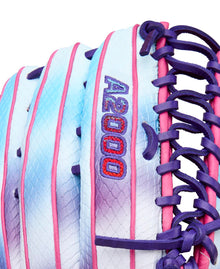 Wilson A2000 Spring 2026 OT7SS Pink/Purple/Blue Cloudfare 12.75"