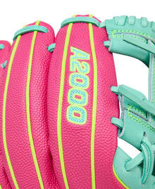 Wilson A2000 Spring 2026 DP15SS Seafoam/Flamingo 11.5"-RHT