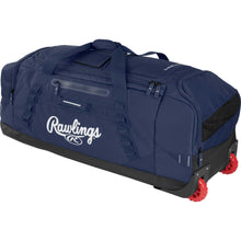 Rawlings YADI2 Wheeled Catchers Bag Navy