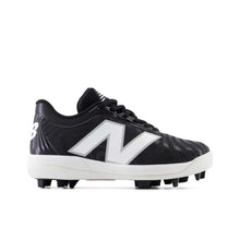 New Balance J4040v7 Youth Molded Rubber Cleats Black 4 Standard