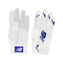 New Balance Performance Batting Gloves White/Royal Small