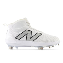New Balance M4040V7 Mens Metal Baseball Cleat White 8 Standard