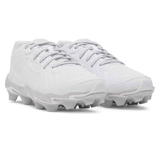 UA Womens Glyde Sola RM Molded Cleats White 6.5