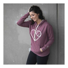 Baseballism Heart Seams Women's Hoodie