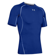 UA HeatGear Armour Short Sleeve Compression Shirt Adult Small Royal