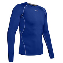 UA HeatGear Armour Long Sleeve Compression Shirt Royal Small